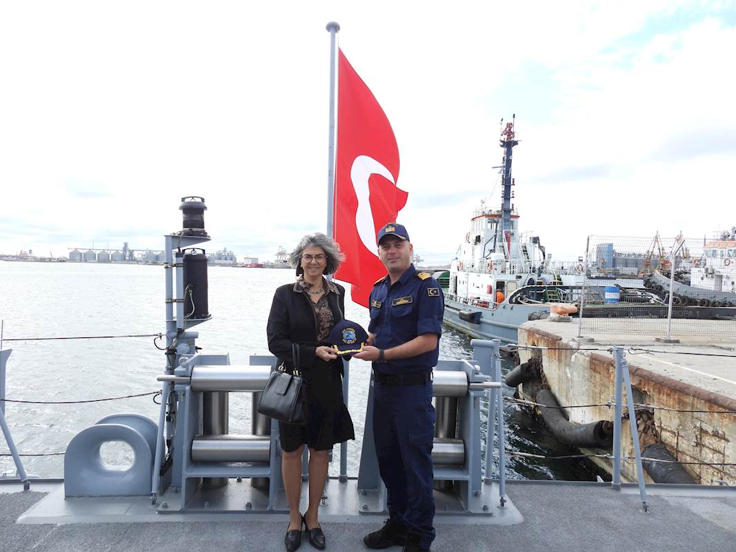 TCG Amasra Visits Constanta During POSEIDON 2025 Mine Countermeasures Exercise 