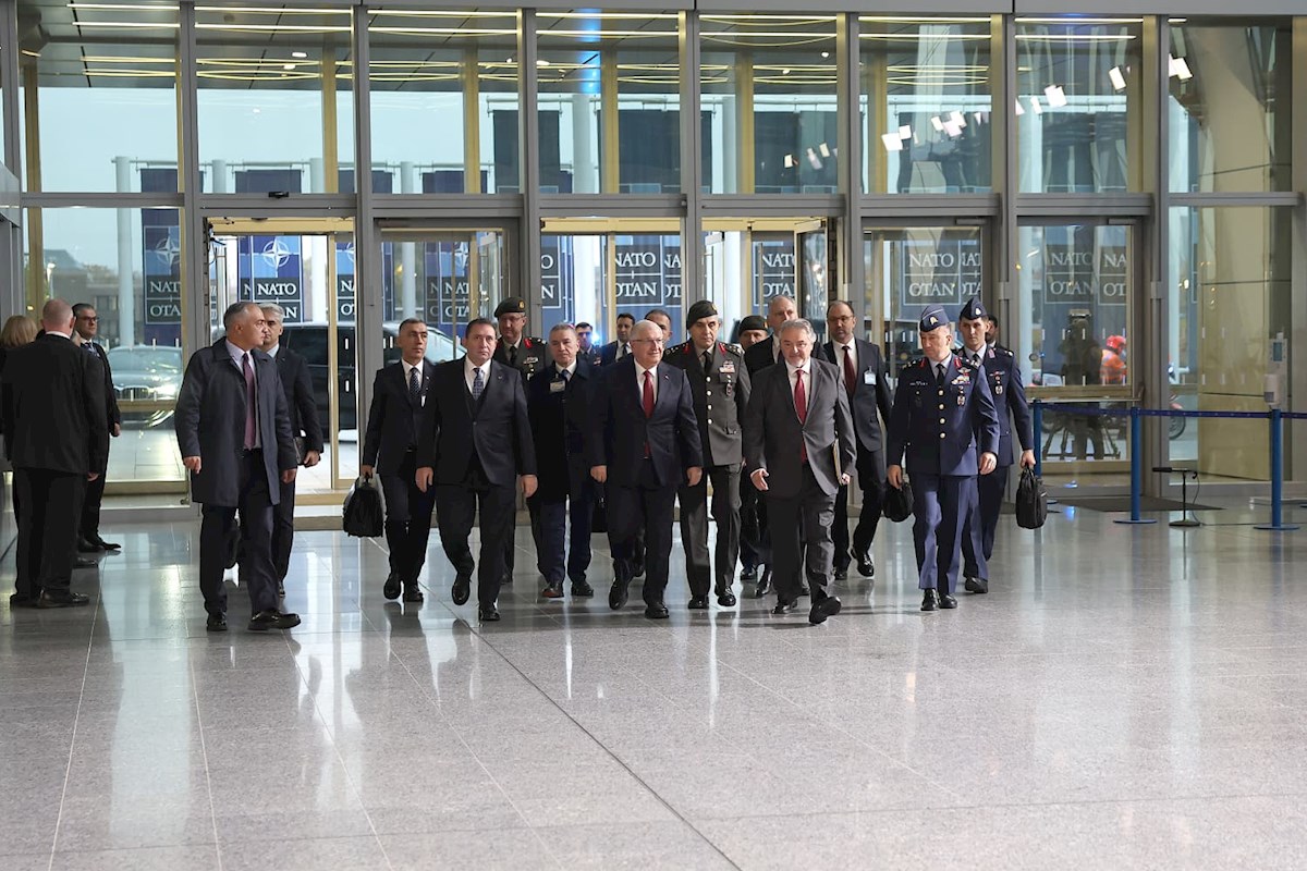 Millî Savunma Bakanı Yaşar Güler, NATO Savunma Bakanları Toplantısı Oturumlarına Katılmak Üzere NATO Karargâhına Geldi