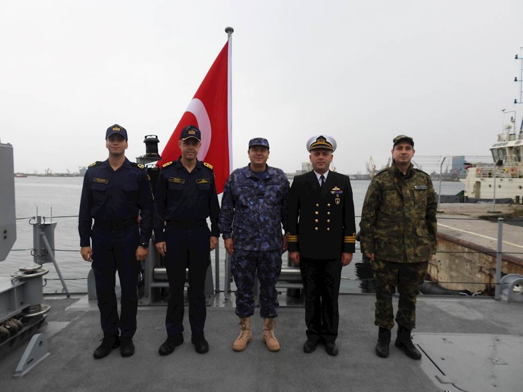 TCG Amasra Participates in 7th Activation of MCM Black Sea and Conducts Port Visit to Constanta