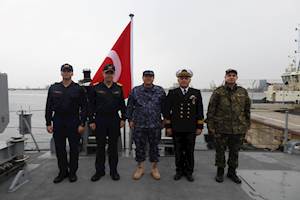 TCG Amasra Participates in 7th Activation of MCM Black Sea and Conducts Port Visit to Constanta