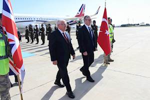 Minister of National Defence Yaşar Güler Welcomed the Prime Minister of the United Kingdom Sir Keir Starmer With a Military Ceremony at Mürted Air Base Command