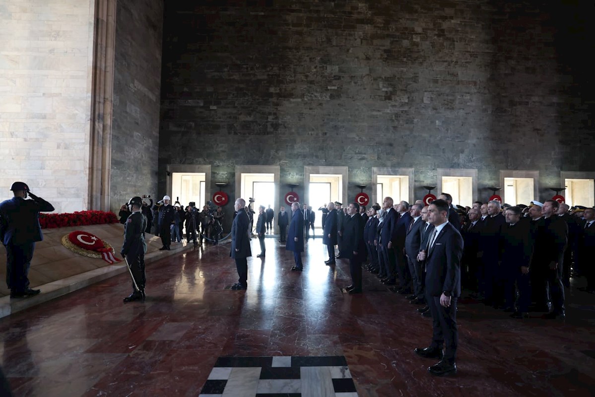 10 Kasım Atatürk’ü Anma Günü Dolayısıyla Cumhurbaşkanımız Sn. Recep Tayyip Erdoğan Başkanlığındaki Devlet Erkânı Anıtkabir’i Ziyaret Etti