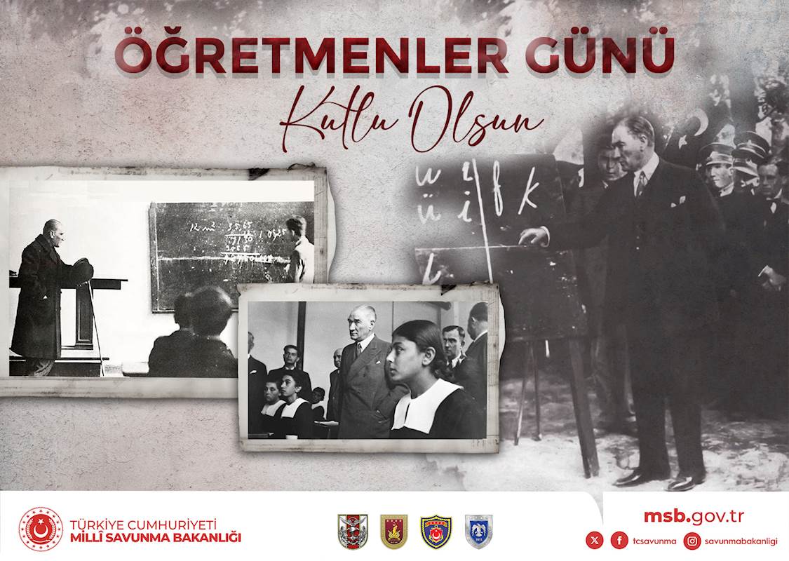 Tüm Öğretmenlerimizin 24 Kasım Öğretmenler Günü Kutlu Olsun
