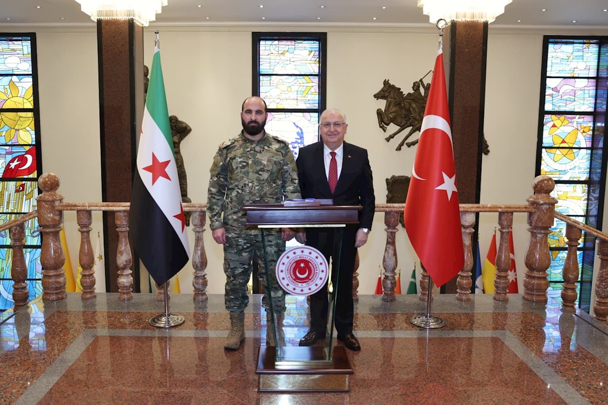 Millî Savunma Bakanı Yaşar Güler, Suriye Genelkurmay Başkanı Tümgeneral Nureddin Ali Na’san’ı Kabul Etti