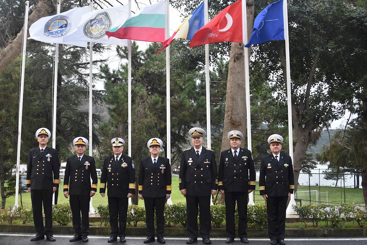 Bulgarian and Romanian Admirals Visit CTF Black HQ