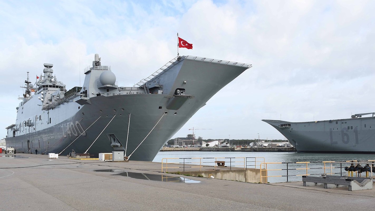 Anadolu Turkish Maritime Task Force Conducts a Port Visit to Rota within Steadfast Dart 2026 