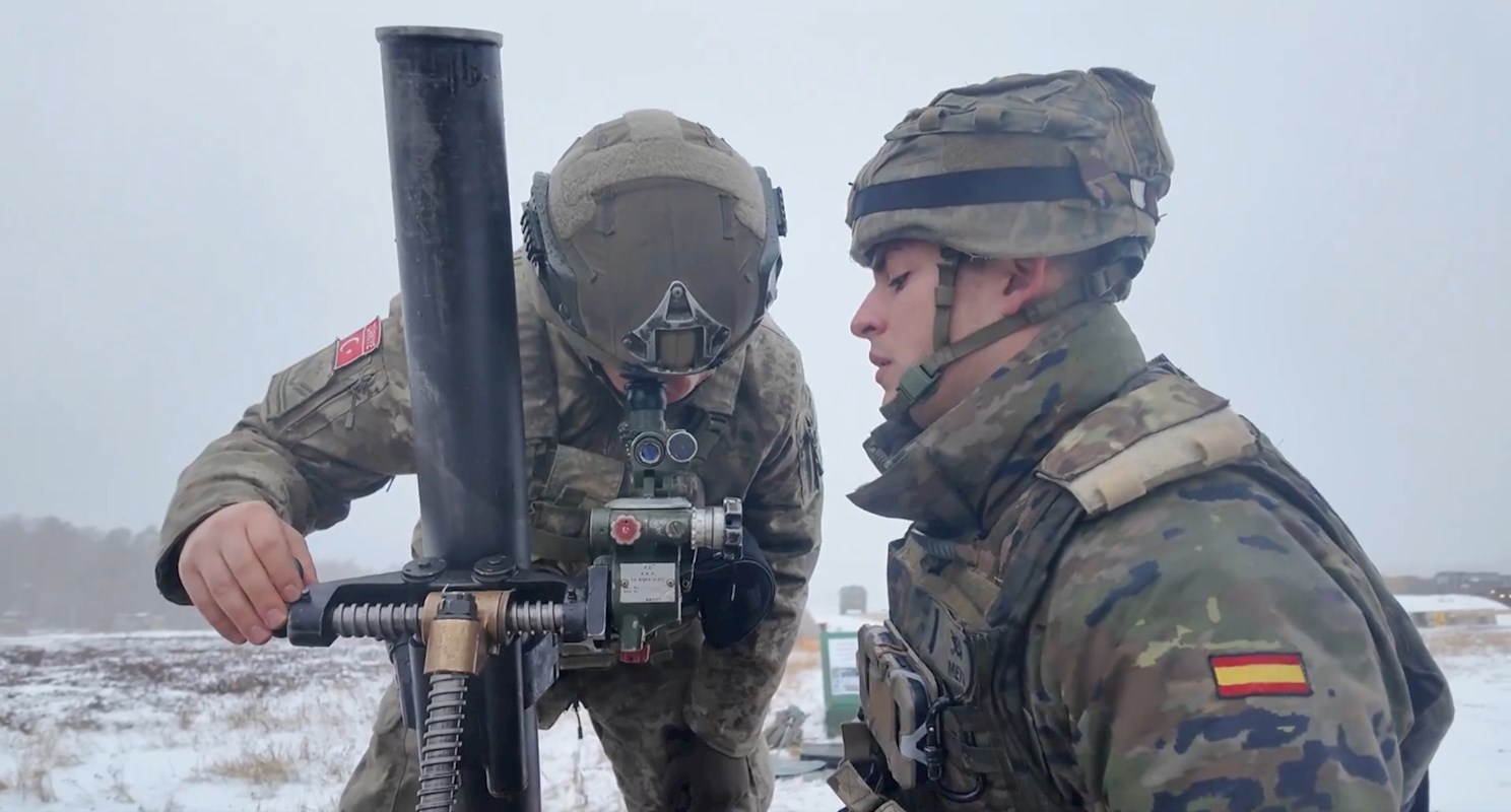 Mortar Firing Activity During Steadfast Dart 2026