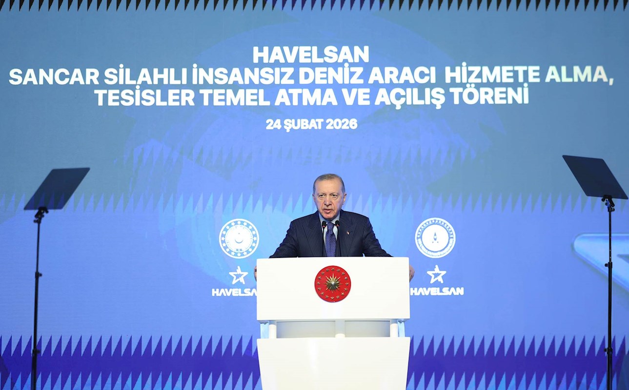 Cumhurbaşkanımız Sayın Recep Tayyip Erdoğan, HAVELSAN Sancar Silahlı İnsansız Deniz Aracı Hizmete Alma, Tesisler Temel Atma ve Açılış Töreni’nde Konuştu