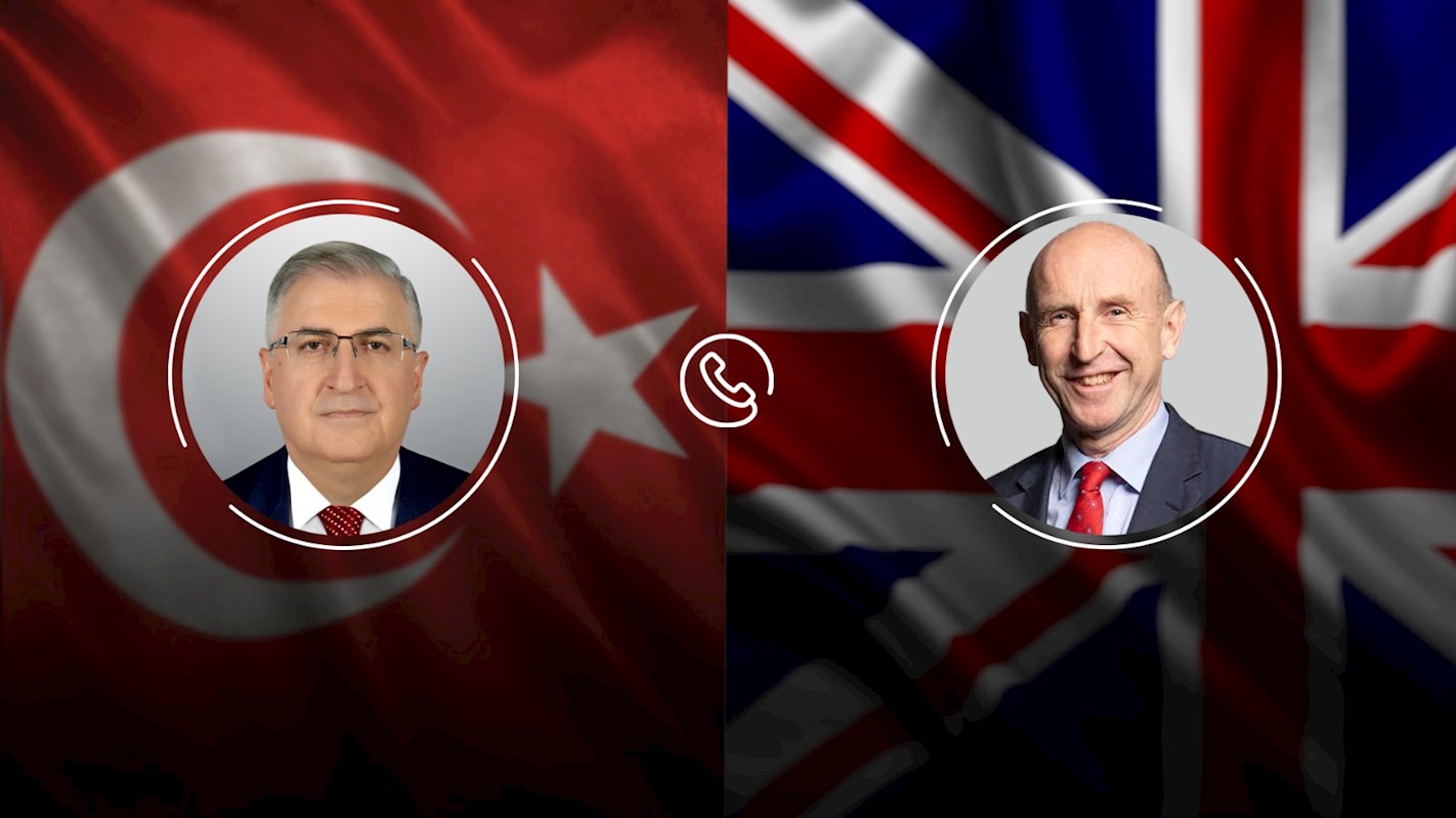  Millî Savunma Bakanı Yaşar Güler ve Birleşik Krallık Savunma Bakanı John Healey Telefon Görüşmesi Gerçekleştirdi