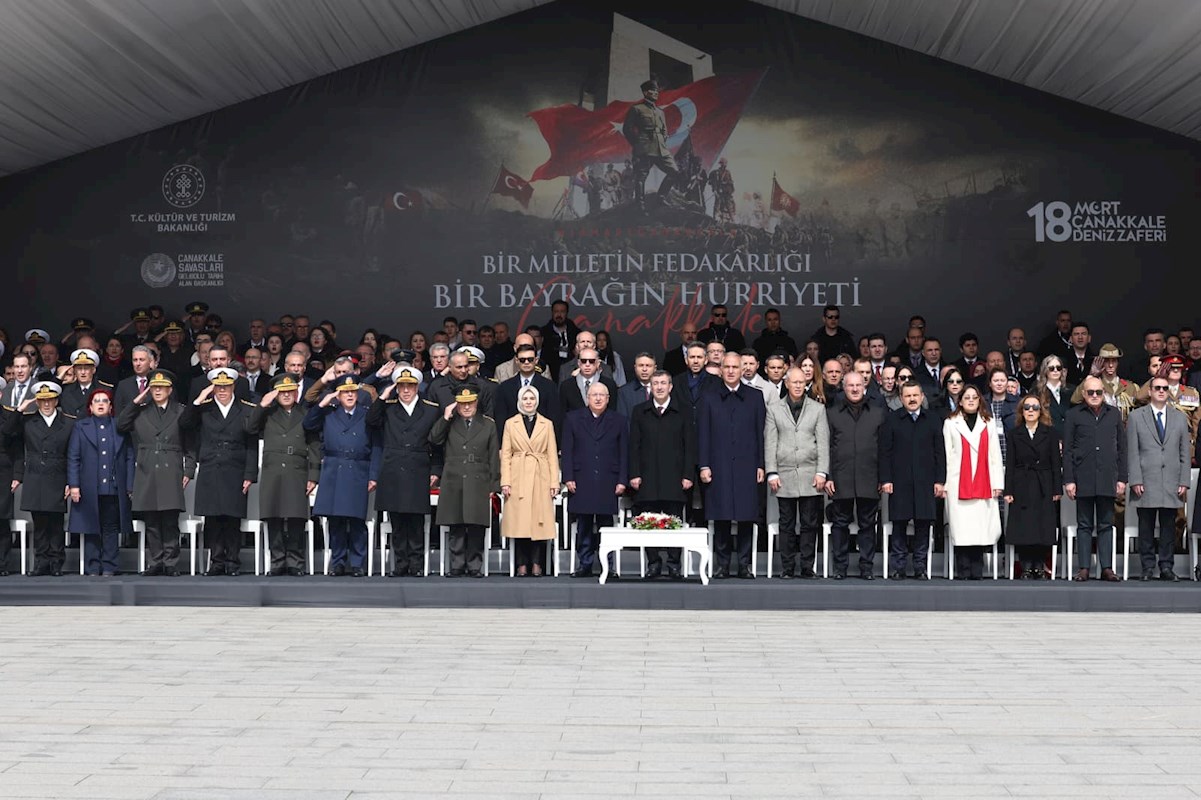 18 Mart Şehitler Günü ve Çanakkale Deniz Zaferi'nin 111'inci Yıl Dönümü Dolasıyla Tarihî Gelibolu Yarımadası'nda Törenler Düzenlendi