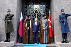 Millî Savunma Bakanı Yaşar Güler, Katar Emiri Şeyh Temim bin Hamed Al-Thani’nin kardeşlerini Kabul Etti