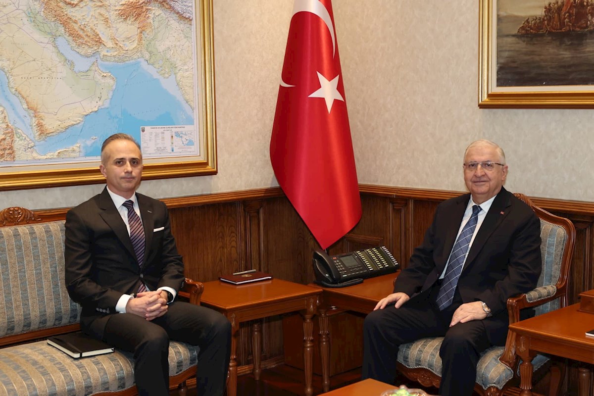 Millî Savunma Bakanı Yaşar Güler, Tiran Büyükelçisi Olarak Atanan Barış Ceyhun Erciyes’i Kabul Etti