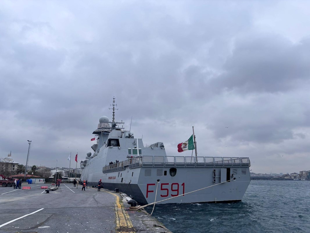 Italian Navy Frigate ITS Virginio Fasan Conducts a Port Visit to Istanbul