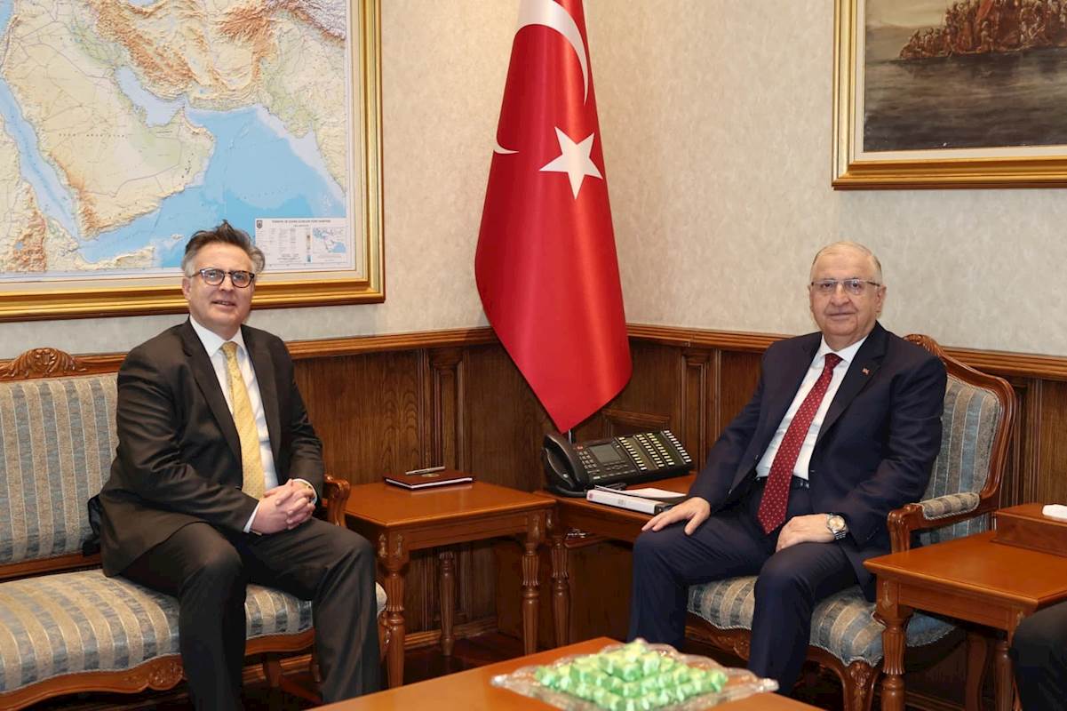 Yaşar Güler, the Minister of National Defence of Türkiye, received Stefan Alexandru Tinca, Ambassador of Romania to the Republic of Türkiye