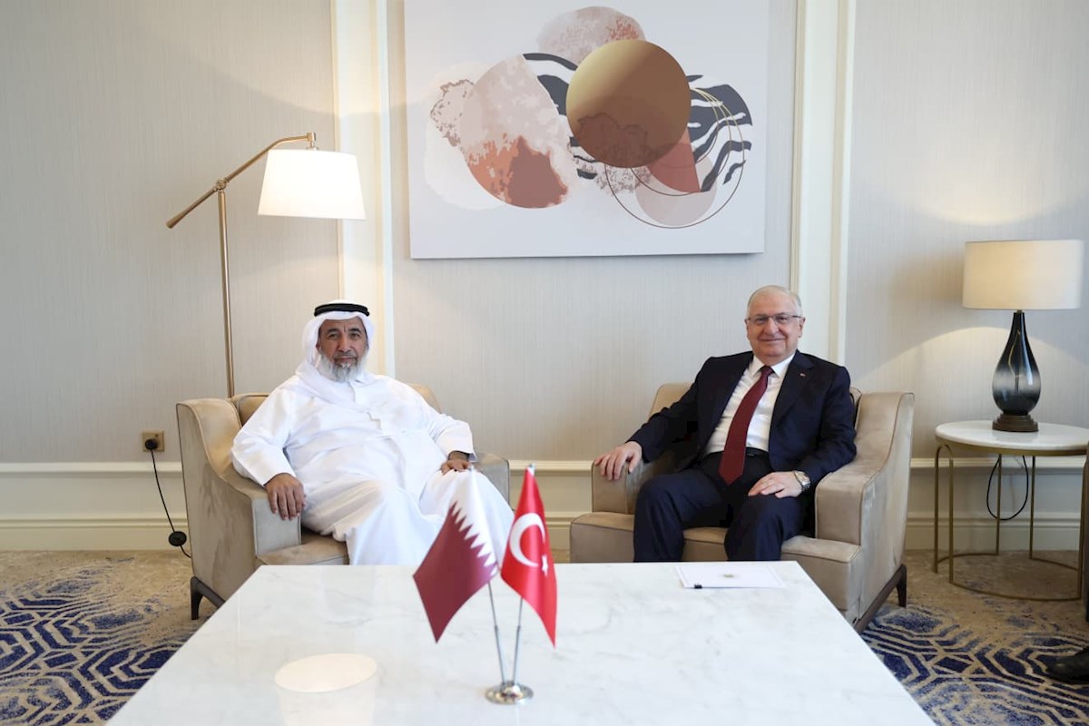 Millî Savunma Bakanı Yaşar Güler, Katar Evkaf ve Şeriye Bakanı Ghanem Bin Shaneen Al Ghanem’i Ziyaret Etti