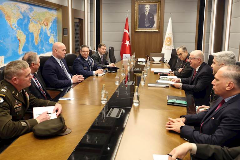 Millî Savunma Bakanı Yaşar Güler, NATO Daimî Temsilcimiz Büyükelçi Basat Öztürk’ü ve ABD’nin NATO Daimî Temsilcisi Büyükelçi Matthew G. Whitaker’ı Kabul Etti