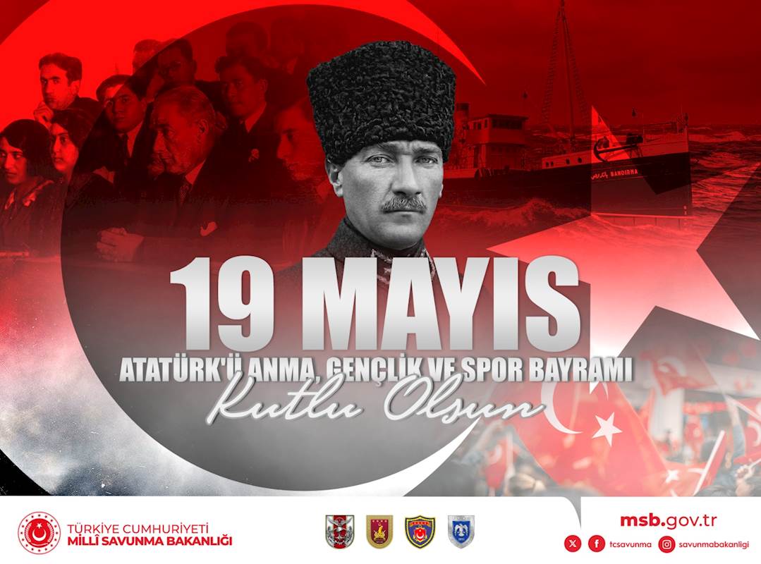 19 Mayıs Atatürk’ü Anma, Gençlik ve Spor Bayramımız Kutlu Olsun