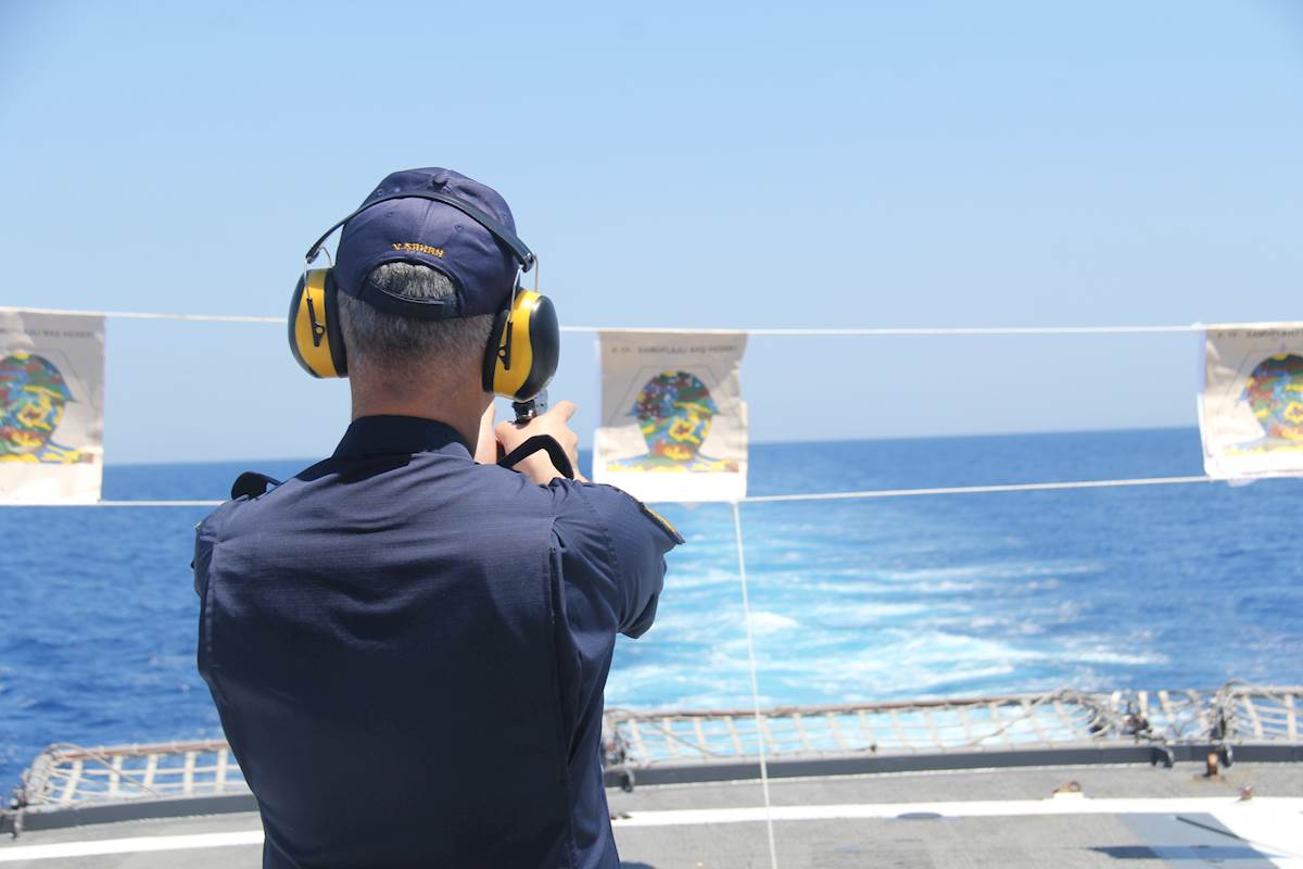 Training Conducted Aboard TCG Oruçreis Within SNMG1