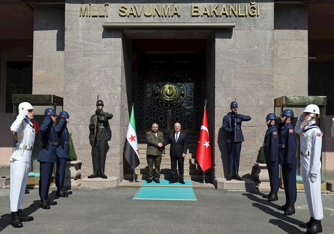 Millî Savunma Bakanı Yaşar Güler, Suriye Savunma Bakanı Tümgeneral Murhaf Ebu Kasra ile Bir Araya Geldi