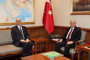 Millî Savunma Bakanı Yaşar Güler, Mısır Büyükelçisi, Wael İbrahim Ali Bedevi El Şeyh'i Kabul Etti