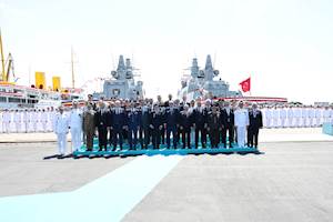 Açık Deniz Karakol Gemisi Cam Roman'ın Romanya Deniz Kuvvetleri Komutanlığına Teslimi ve Türk Deniz Kuvvetleri Komutanlığı Platformlarının Hizmete Giriş ve Bayrak Çekimi Töreni