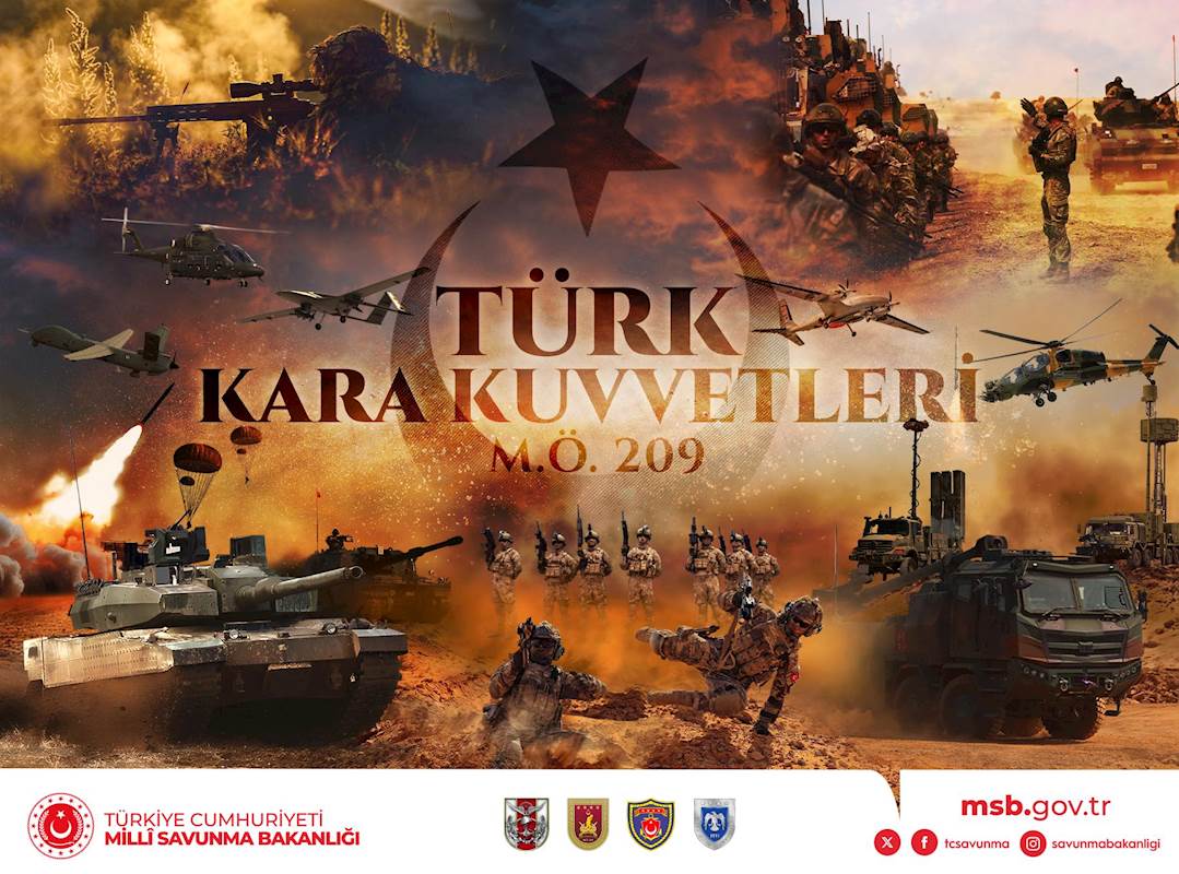 Türk Kara Kuvvetlerinin 2235'inci Kuruluş Yıl Dönümü Kutlu Olsun!