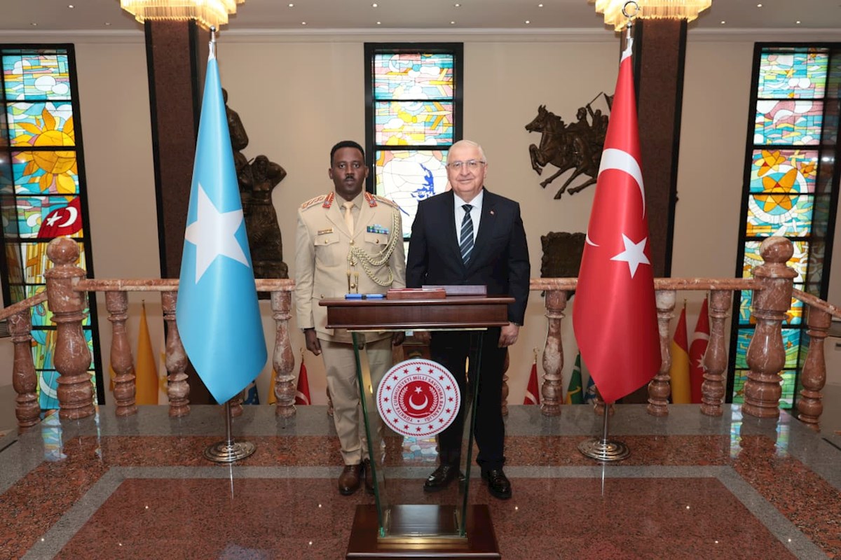 Millî Savunma Bakanı Yaşar Güler, Somali Genelkurmay Başkanı Tuğgeneral İbrahim Mohamed Mohamud’u Kabul Etti