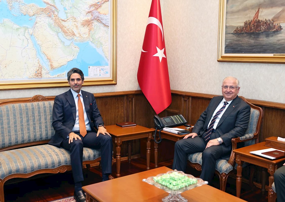 Millî Savunma Bakanı Yaşar Güler, Katar’ın Ankara Büyükelçisi Faisal Bin Abdullah Al-Henzab'ı Kabul Etti