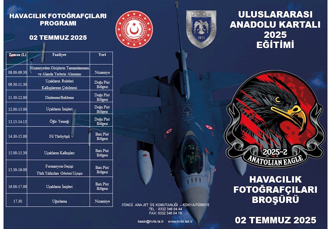 Havacılık Fotoğrafçıları Günü Broşürü