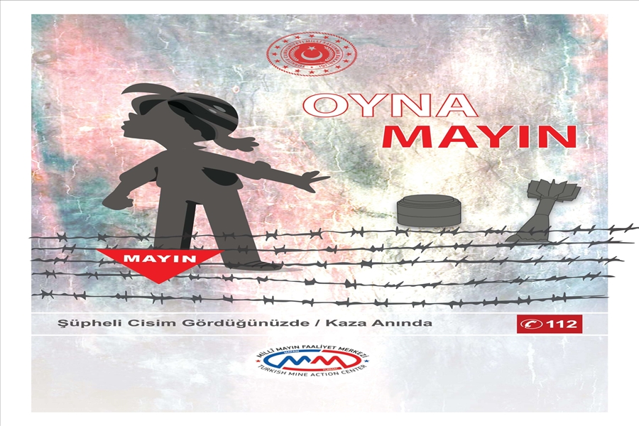 Mayın/Patlamamış Mühimmat Risk Eğitimi (PAMRE) Konulu Afişler