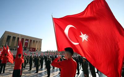 Millî Savunma Bakanı Hulusi Akar ve Beraberindeki TSK Komuta Kademesi ile Anıtkabir'de Düzenlenen Törenlere Katıldı