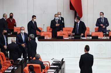Millî Savunma Bakanı Hulusi Akar, Bakanlığın 2022 Yılı Bütçe Teklifi’nin Görüşüldüğü TBMM Genel Kurulu’nda Konuştu 