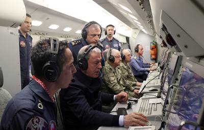 Millî Savunma Bakanı Hulusi Akar ve Beraberindeki TSK Komuta Kademesinden Yılın Son Gününde Yoğun Mesai