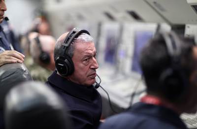 Millî Savunma Bakanı Hulusi Akar ve Beraberindeki TSK Komuta Kademesinden Yılın Son Gününde Yoğun Mesai