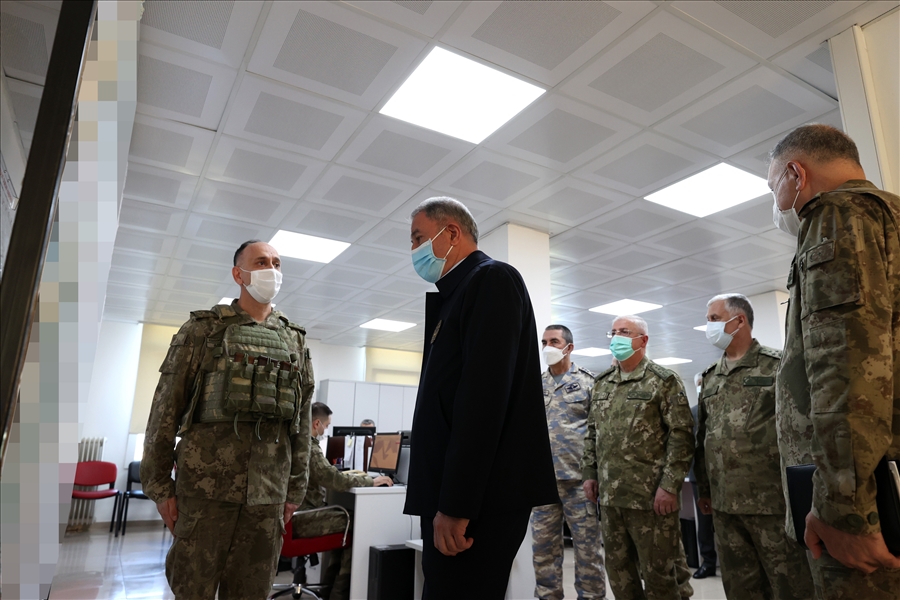 Millî Savunma Bakanı Hulusi Akar, Beraberinde TSK Komuta Kademesi İle Hatay’a Gitti