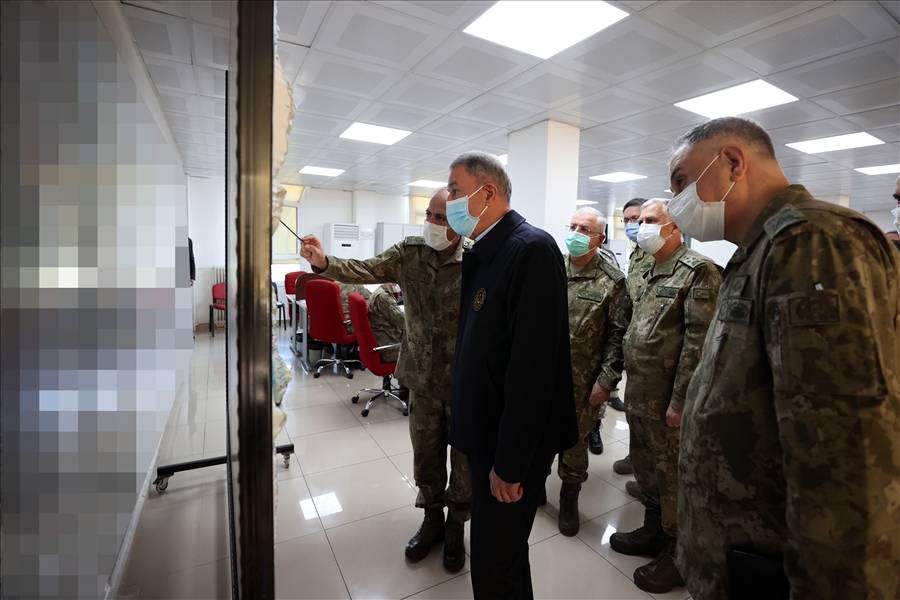 Millî Savunma Bakanı Hulusi Akar, Beraberinde TSK Komuta Kademesi İle Hatay’a Gitti