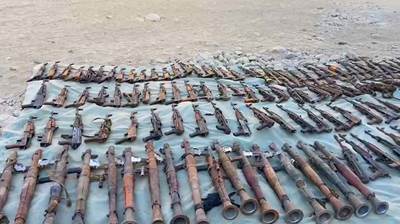 Pençe-Kilit Operasyonu Bölgesinde İki Mağara Tespit Edildi, Çok Sayıda Silah ve Mühimmat Ele Geçirildi