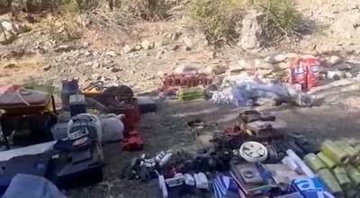 Pençe-Kilit Operasyonu Bölgesinde İki Mağara Tespit Edildi, Çok Sayıda Silah ve Mühimmat Ele Geçirildi
