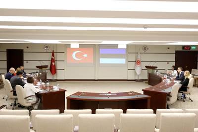 Millî Savunma Bakan Yardımcısı Yunus Emre Karaosmanoğlu, Estonya Savunma Bakan Yardımcısı Kusti Salm ile Bir Araya Geldi