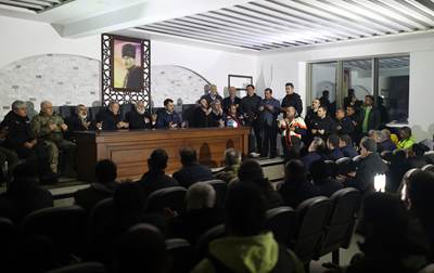 Millî Savunma Bakanı Hulusi Akar ve Çevre, Şehircilik ve İklim Değişikliği Bakanı Murat Kurum Hatay’ın Samandağ’ı İlçesinde İncelemelerde Bulundu