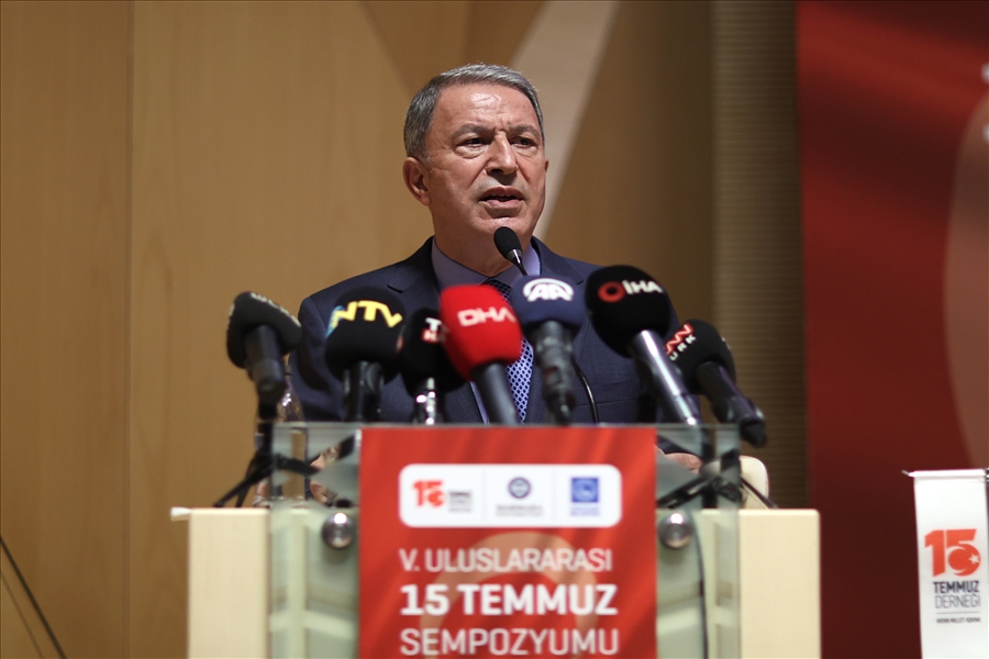 Millî Savunma Bakanı Hulusi Akar, 5’inci Uluslararası 15 Temmuz Sempozyumu’nda Konuştu