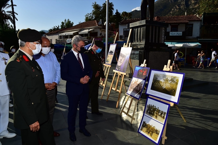 Dünya Savaş Tarihinde Topçu Atışı ile Uçak Gemisi Batıran Kahraman Türk Subayı Yzb. Mustafa Ertuğrul Aker İçin Antalya’da Anma Töreni Düzenlendi
