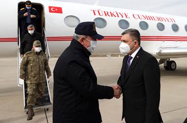 Millî Savunma Bakanı Hulusi Akar ve TSK Komuta Kademesi Batman'da