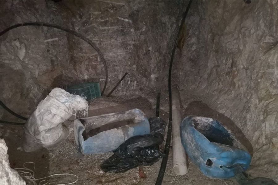 Pençe-Yıldırım ve Pençe-Şimşek Operasyonları Kapsamında Terör Örgütü PKK’ya Ait 2 Girişli 14 Odalı Bir Mağara Tespit Edildi