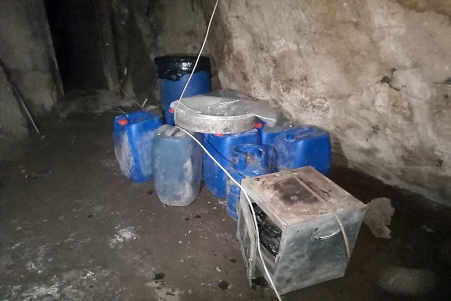 Pençe-Yıldırım ve Pençe-Şimşek Operasyonları Kapsamında Terör Örgütü PKK’ya Ait 2 Girişli 14 Odalı Bir Mağara Tespit Edildi