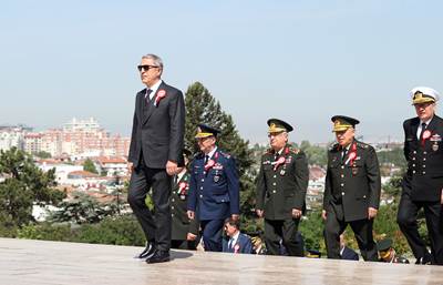 Millî Savunma Bakanı Hulusi Akar, Beraberindeki TSK Komuta Kademesi ile OYAK'ın 62'nci Olağan Genel Kurulu’na Katıldı