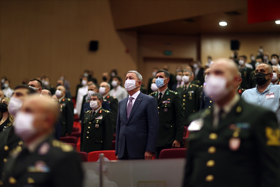 15 Temmuz Demokrasi ve Millî Birlik Günü Dolayısıyla Millî Savunma Bakanlığında Tören Düzenlendi