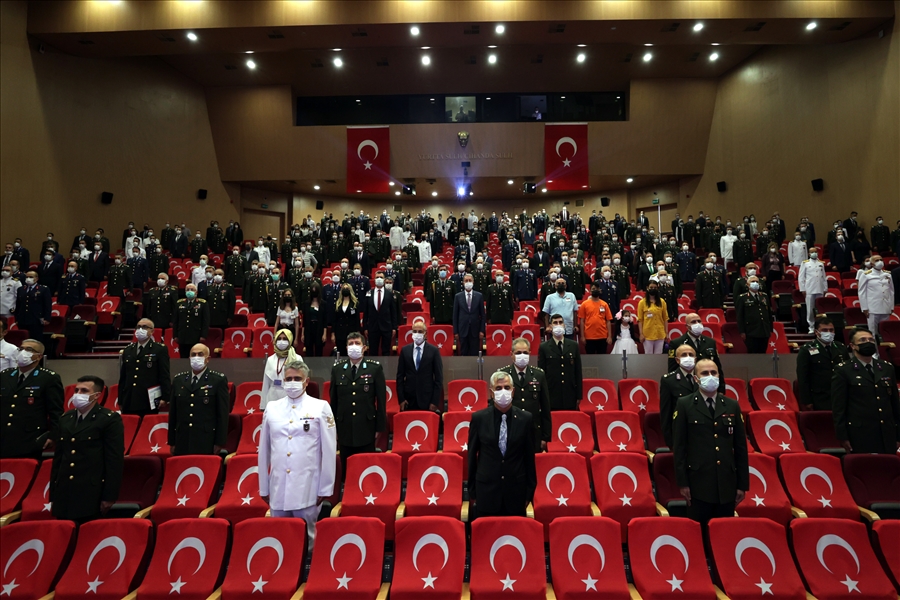15 Temmuz Demokrasi ve Millî Birlik Günü Dolayısıyla Millî Savunma Bakanlığında Tören Düzenlendi