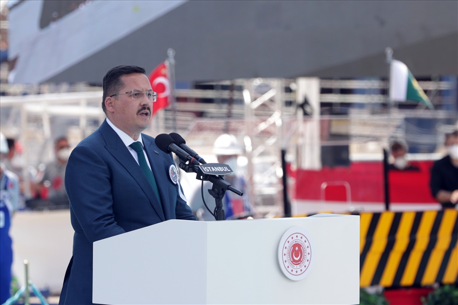 PN MİLGEM Projesi'nde İlk Gemi Denize İndirildi