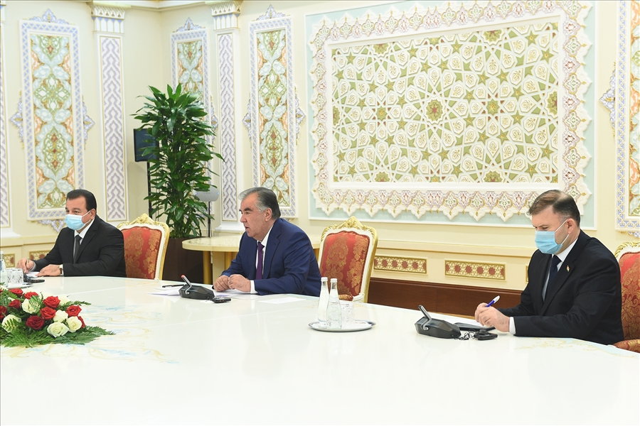 Millî Savunma Bakanı Hulusi Akar, Tacikistan Cumhurbaşkanı Sn. İmamali Rahman ile Görüştü